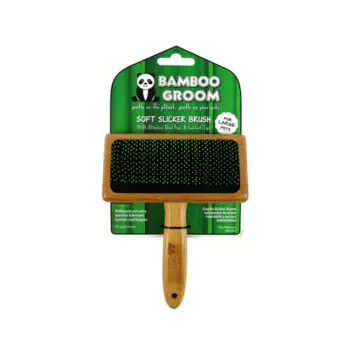 Bamboo Groom Softbürste mit weichen Noppen